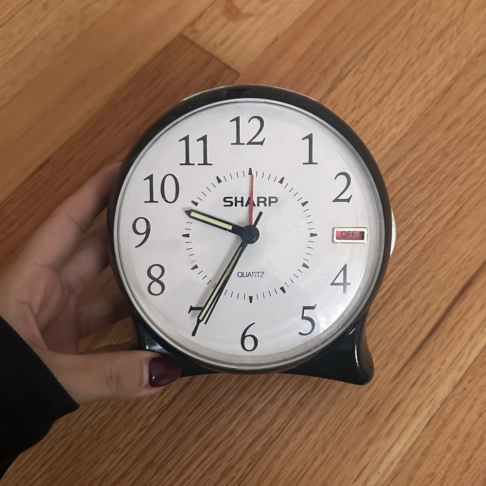 Vintage Sharp Alarm Clock